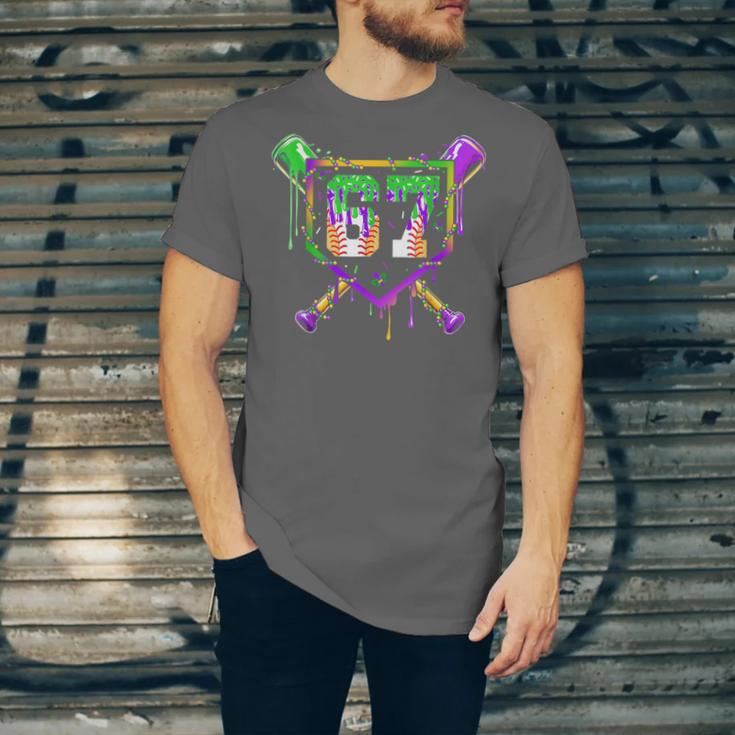 Six Seven Mardi Gras Baseball Sports Party Unisex Jersey T-Shirt Six Seven Mardi Gras Baseball Sports Party Unisex Jersey T-Shirt