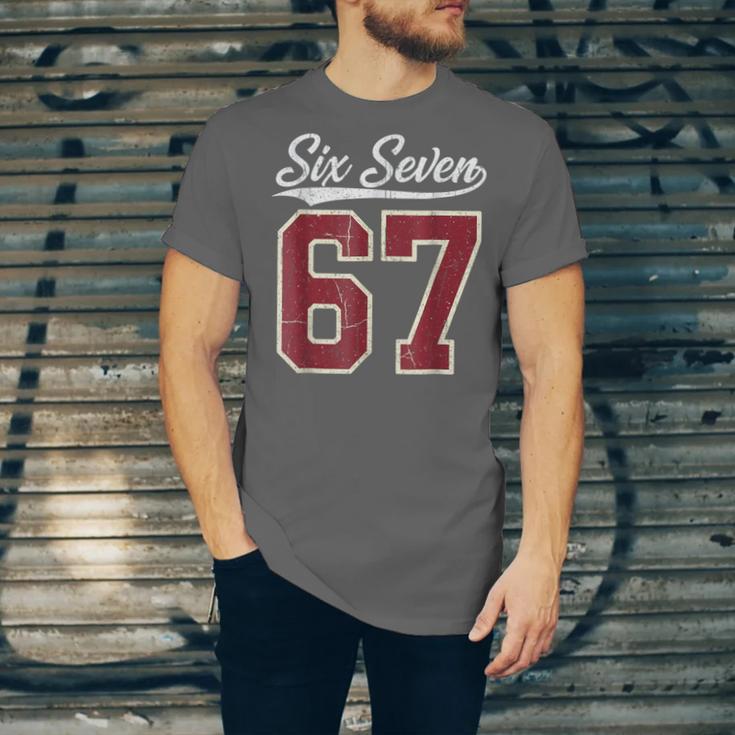 Six Seven Meme Boys Girls Kids 67 Baseball Jersey Unisex Jersey T-Shirt