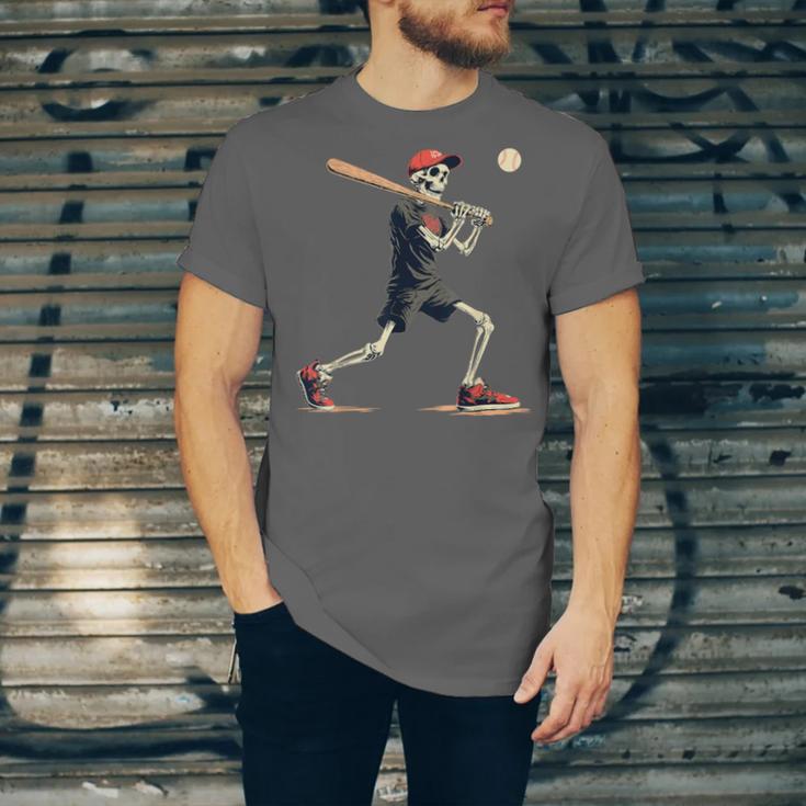 Skeleton Baseball Halloween Costume Men Boys Kids Unisex Jersey T-Shirt