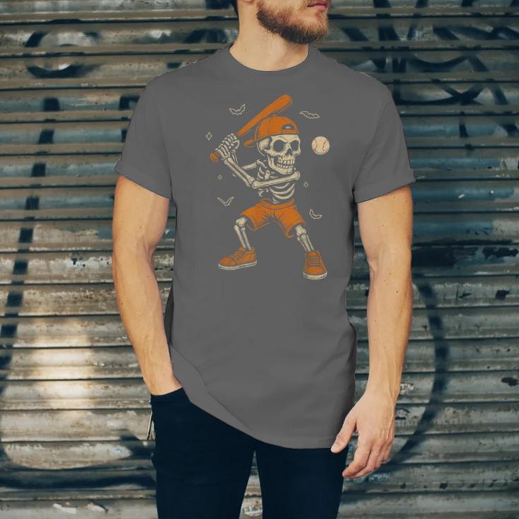 Skeleton Baseball Player Costume Halloween Men Boys Unisex Jersey T-Shirt Skeleton Baseball Player Costume Halloween Men Boys Unisex Jersey T-Shirt
