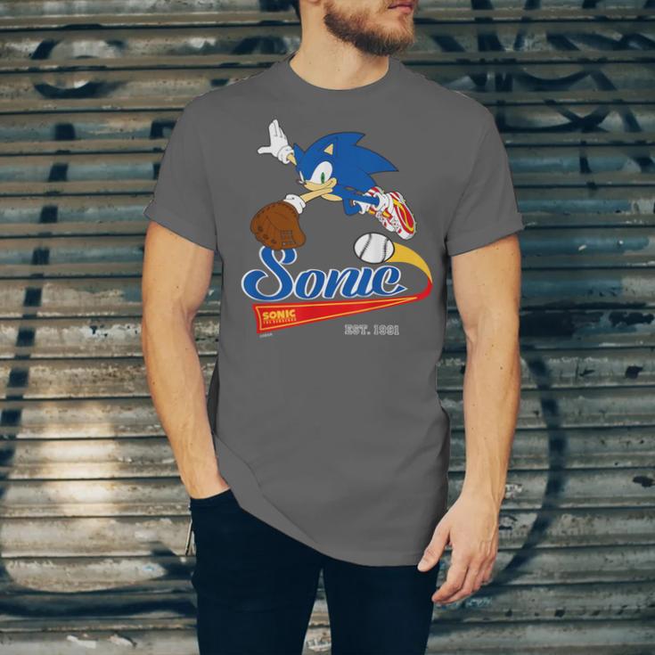Sonic The Hedgehog Sonic Baseball Est 1991 Unisex Jersey T-Shirt Sonic The Hedgehog Sonic Baseball Est 1991 Unisex Jersey T-Shirt