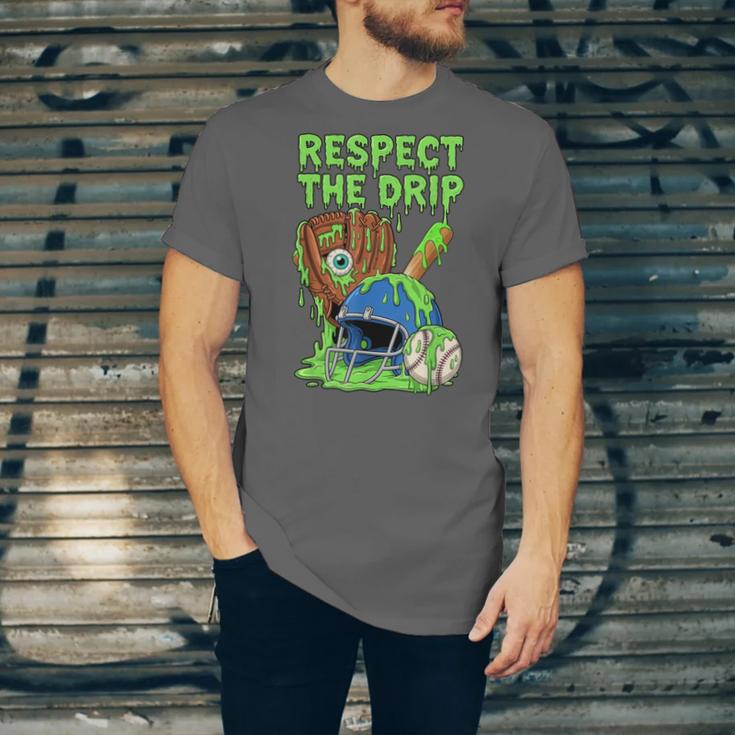 Spooky Zombie Respect The Drip Baseball Halloween Unisex Jersey T-Shirt Spooky Zombie Respect The Drip Baseball Halloween Unisex Jersey T-Shirt