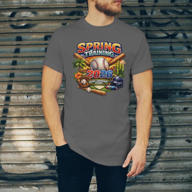 Spring Training 2026 Baseball Fan Retro Palm Cactus Unisex Jersey T-Shirt Spring Training 2026 Baseball Fan Retro Palm Cactus Unisex Jersey T-Shirt