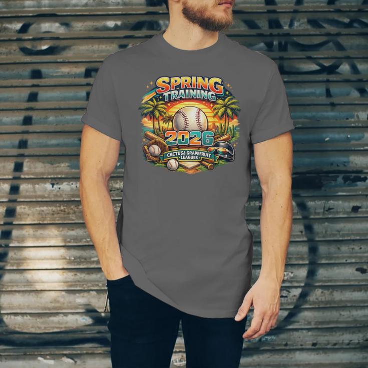 Spring Training 2026 Retro Baseball Palm Cactus Unisex Jersey T-Shirt