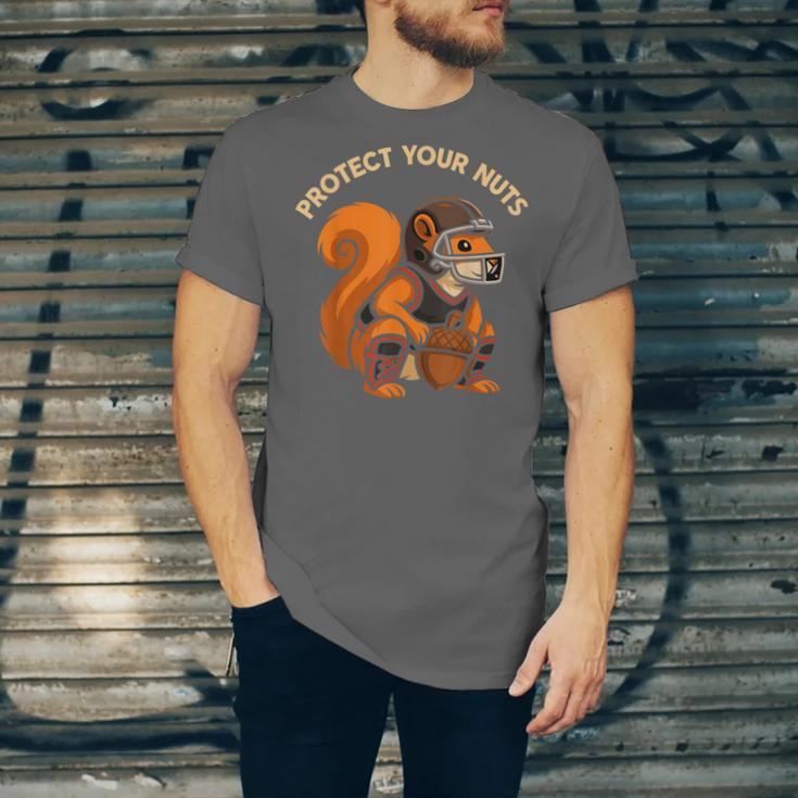 Squirell Baseball Catcher Player Joke Tee Protect Your Nuts Unisex Jersey T-Shirt Squirell Baseball Catcher Player Joke Tee Protect Your Nuts Unisex Jersey T-Shirt