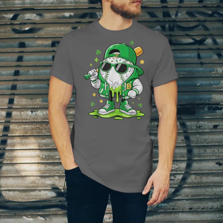 St Patrick Day Baseball Drip Ice Cream Men Boys Kids Unisex Jersey T-Shirt St Patrick Day Baseball Drip Ice Cream Men Boys Kids Unisex Jersey T-Shirt