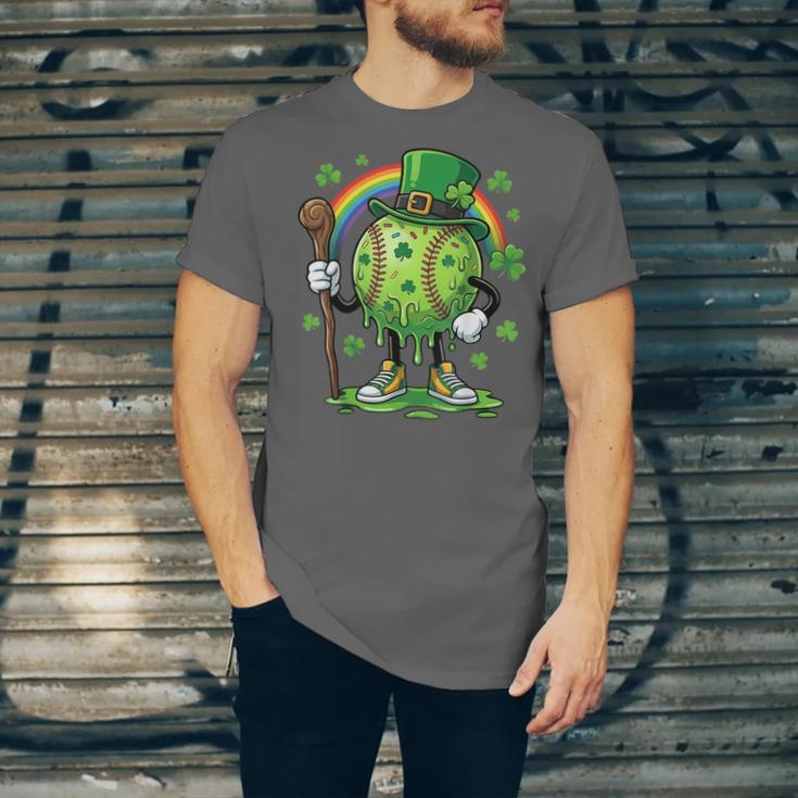 St Patricks Day Baseball Leprechaun Rainbow Green Baseball Unisex Jersey T-Shirt St Patricks Day Baseball Leprechaun Rainbow Green Baseball Unisex Jersey T-Shirt