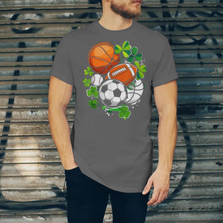 St Patricks Day Shamrock Basketball Baseball Football Soccer Unisex Jersey T-Shirt St Patricks Day Shamrock Basketball Baseball Football Soccer Unisex Jersey T-Shirt