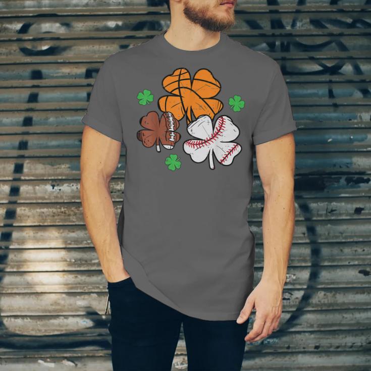 St Patricks Day Shamrock Basketball Baseball Men Boys Kids Unisex Jersey T-Shirt St Patricks Day Shamrock Basketball Baseball Men Boys Kids Unisex Jersey T-Shirt