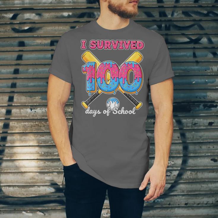 I Survived 100 Days Of School Baseball Cream Drip Boys Unisex Jersey T-Shirt I Survived 100 Days Of School Baseball Cream Drip Boys Unisex Jersey T-Shirt