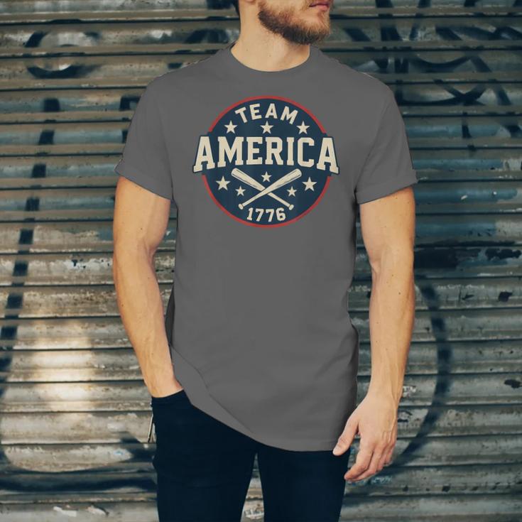 Team America 1776 4th Of July Patriotic Baseball Unisex Jersey T-Shirt Team America 1776 4th Of July Patriotic Baseball Unisex Jersey T-Shirt