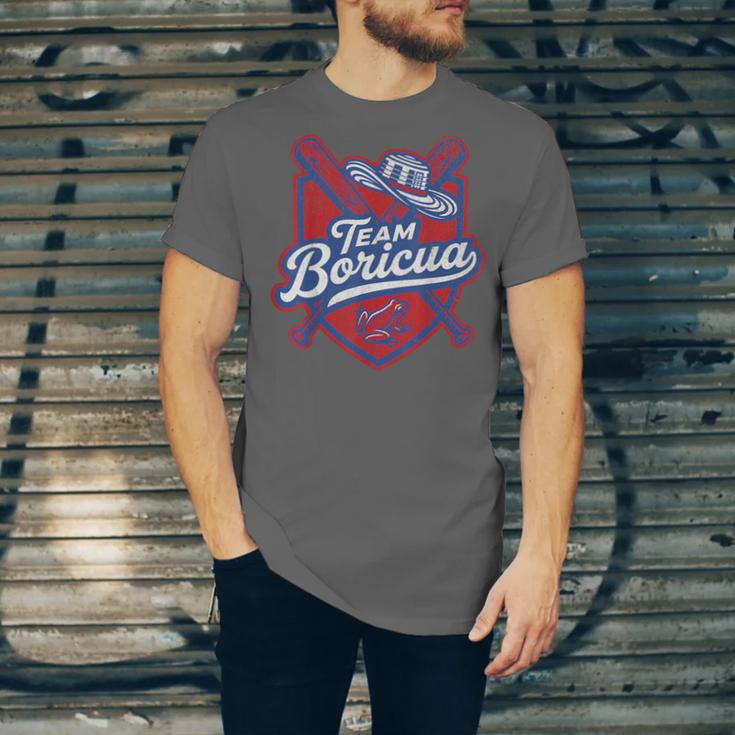 Team Boricua Puerto Rico Baseball Coqui Frog Pava Hat Fan Unisex Jersey T-Shirt Team Boricua Puerto Rico Baseball Coqui Frog Pava Hat Fan Unisex Jersey T-Shirt