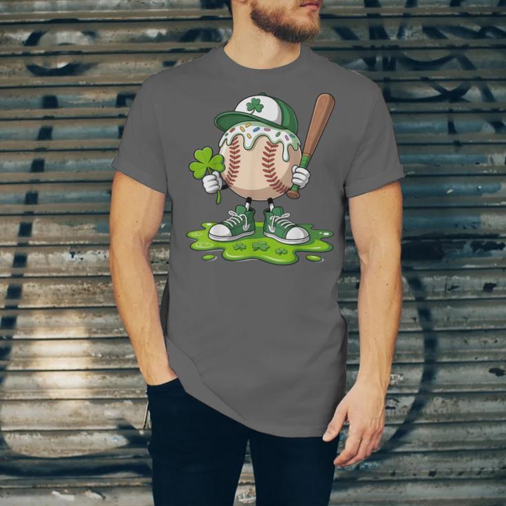 Toddler Baseball Drip Ice Cream Boys Kids St Patricks Day Unisex Jersey T-Shirt Toddler Baseball Drip Ice Cream Boys Kids St Patricks Day Unisex Jersey T-Shirt