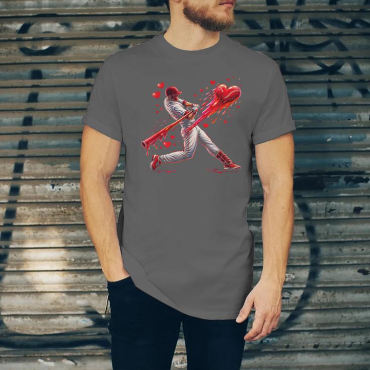 Valentine Baseball Player Drip Unisex Jersey T-Shirt Valentine Baseball Player Drip Unisex Jersey T-Shirt