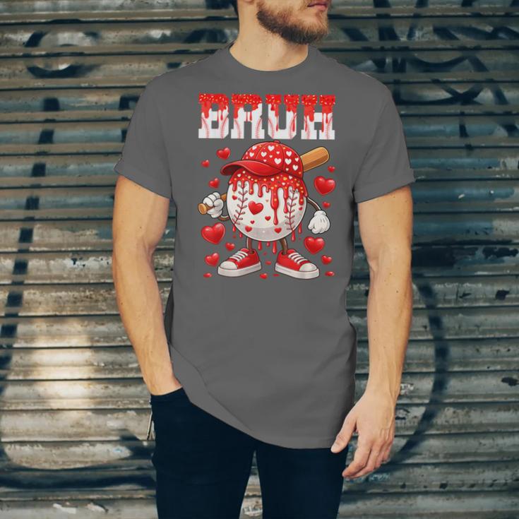 Valentines Day Baseball Drip Boys Bruh Ice Cream Toddler Kid Unisex Jersey T-Shirt Valentines Day Baseball Drip Boys Bruh Ice Cream Toddler Kid Unisex Jersey T-Shirt