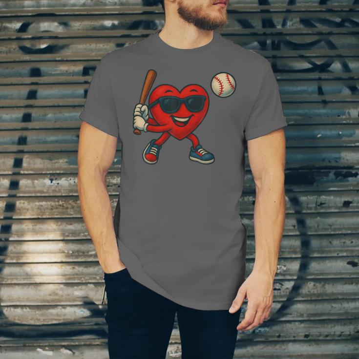 Valentines Day Baseball Red Heart Love Boys Kids Tee Unisex Jersey T-Shirt Valentines Day Baseball Red Heart Love Boys Kids Tee Unisex Jersey T-Shirt