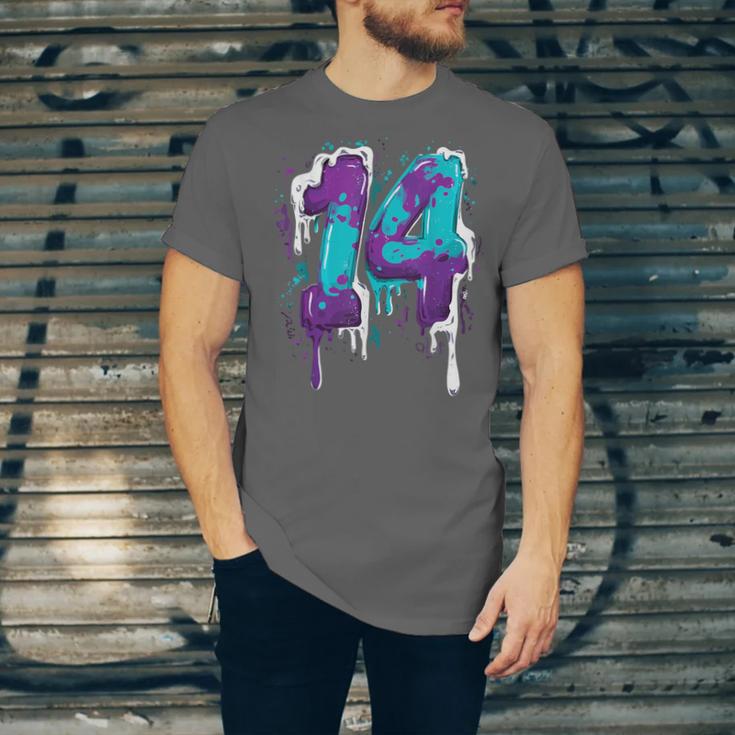 Vintage Baseball 14 Number Unisex Jersey T-Shirt