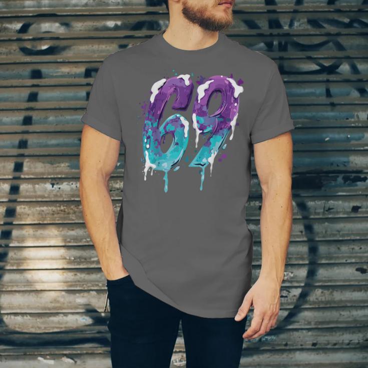 Vintage Baseball 69 Number Unisex Jersey T-Shirt