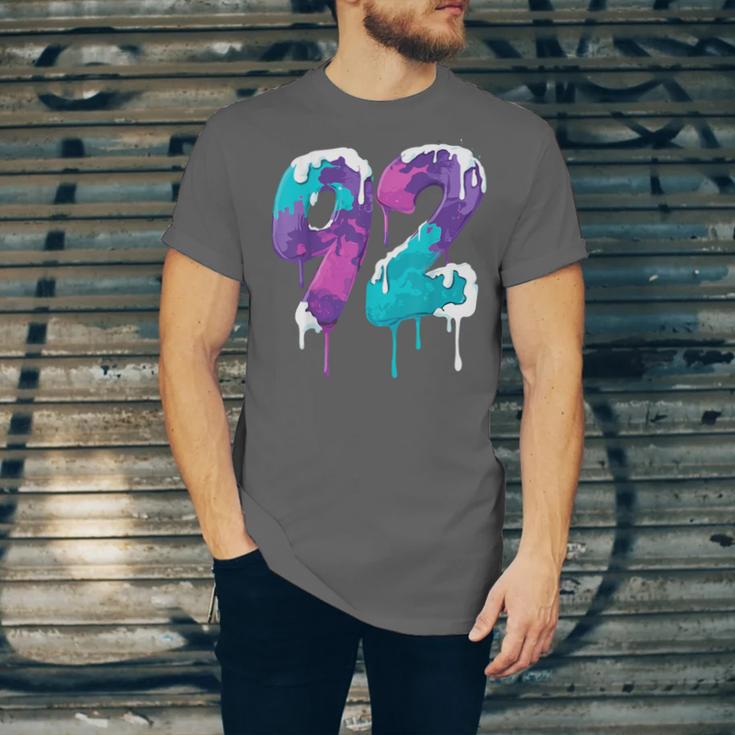 Vintage Baseball 92 Number Unisex Jersey T-Shirt