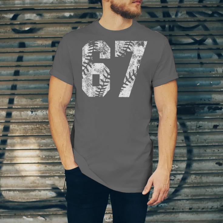 Vintage Baseball Number 67 Jersey Player Uniform Unisex Jersey T-Shirt Vintage Baseball Number 67 Jersey Player Uniform Unisex Jersey T-Shirt
