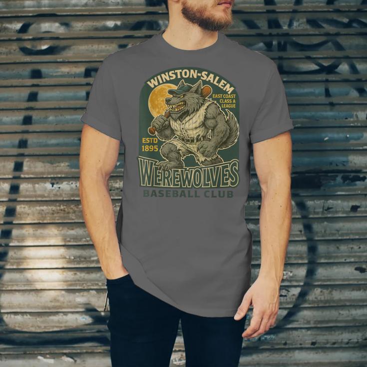 Winston-Salem Werewolves Minor League Baseball Club Unisex Jersey T-Shirt Winston-Salem Werewolves Minor League Baseball Club Unisex Jersey T-Shirt