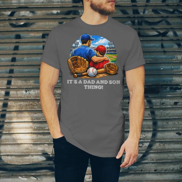 Women's Father Son Baseball Father's Day Unisex Jersey T-Shirt Women's Father Son Baseball Father's Day Unisex Jersey T-Shirt