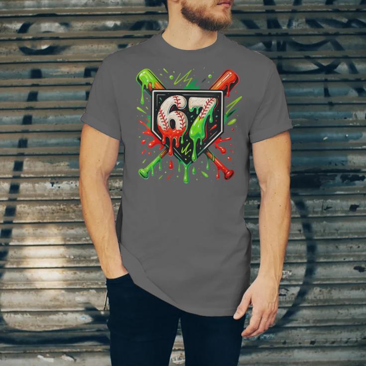 Xmas Baseball Six Seven 67 Meme Ice Cream Drip Men Women Unisex Jersey T-Shirt Xmas Baseball Six Seven 67 Meme Ice Cream Drip Men Women Unisex Jersey T-Shirt