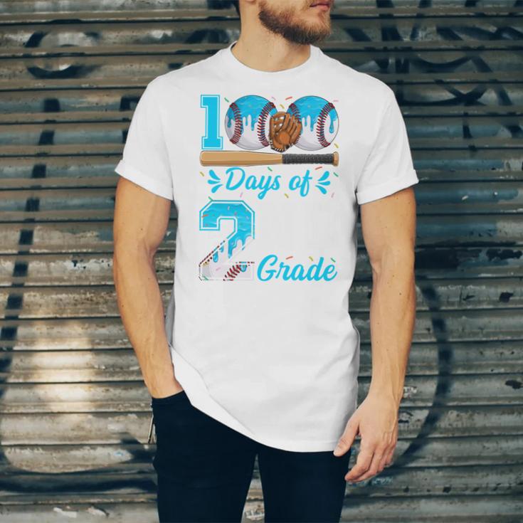 100 Days Of 2nd Grade Baseball 100th Day Of School Boys Kids Unisex Jersey T-Shirt 100 Days Of 2nd Grade Baseball 100th Day Of School Boys Kids Unisex Jersey T-Shirt