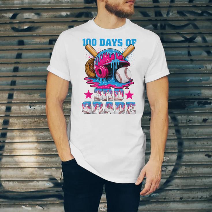 100 Days Of 3rd Grade Baseball 100th Day Of School Boys Kids Unisex Jersey T-Shirt