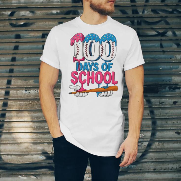100 Days Of School Baseball Drip Bat 100th Day Of School Boy Unisex Jersey T-Shirt 100 Days Of School Baseball Drip Bat 100th Day Of School Boy Unisex Jersey T-Shirt