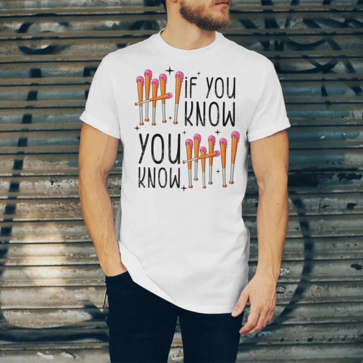6 7 If You Know You Know Baseball Ice Cream Dip Unisex Jersey T-Shirt