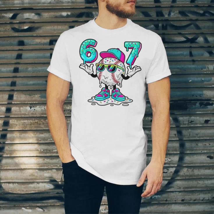67 Baseball Drip Ice Cream 67 Baseball Men Boy Kids Unisex Jersey T-Shirt 67 Baseball Drip Ice Cream 67 Baseball Men Boy Kids Unisex Jersey T-Shirt
