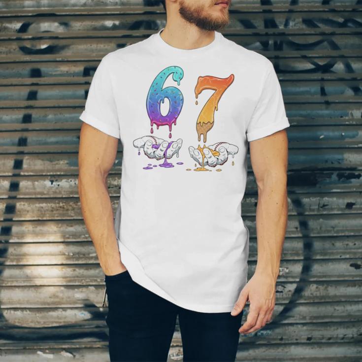 67 Meme Baseball Kids Girls Humor Number 6 7 Unisex Jersey T-Shirt 67 Meme Baseball Kids Girls Humor Number 6 7 Unisex Jersey T-Shirt