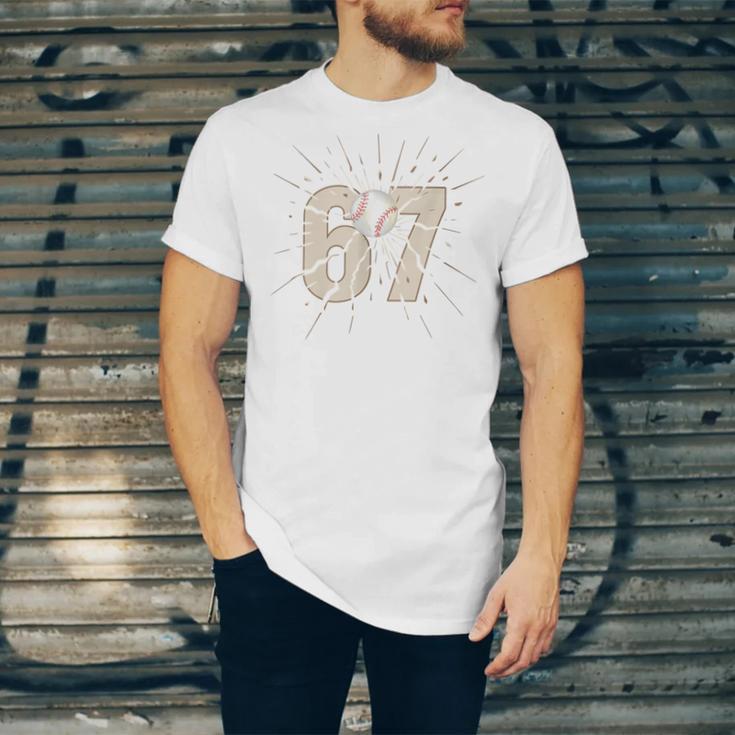 Baseball 67 Six Seven Meme Number Unisex Jersey T-Shirt Baseball 67 Six Seven Meme Number Unisex Jersey T-Shirt