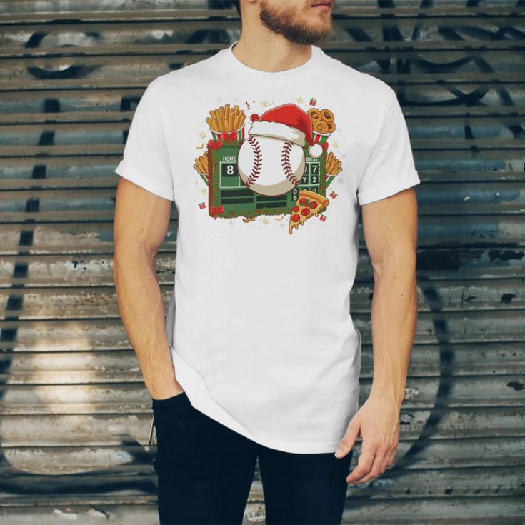 Baseball Christmas Scoreboard Celebration Premium Tri-Blend Unisex Jersey T-Shirt Baseball Christmas Scoreboard Celebration Premium Tri-Blend Unisex Jersey T-Shirt