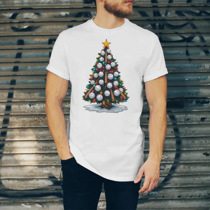 Baseball Christmas Tree Men Boys Youth Santa Sports Unisex Jersey T-Shirt Baseball Christmas Tree Men Boys Youth Santa Sports Unisex Jersey T-Shirt