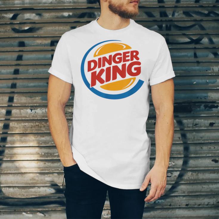 Baseball Dinger King Logo For Home Run Players And Fan Unisex Jersey T-Shirt