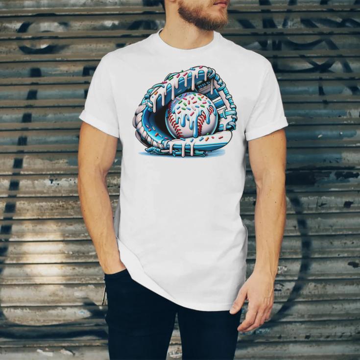 Baseball Drip Ice Cream Sprinkles Baseball Glove Premium Tri-Blend Unisex Jersey T-Shirt Baseball Drip Ice Cream Sprinkles Baseball Glove Premium Tri-Blend Unisex Jersey T-Shirt