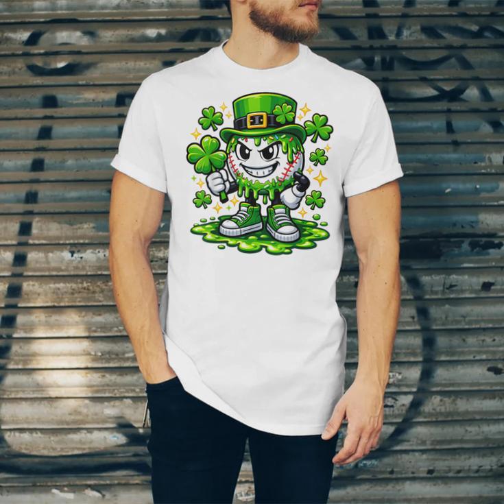 Baseball Drip Icecream Apparel Youth Boy St Patrick Day Unisex Jersey T-Shirt