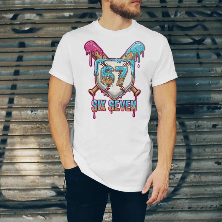 Baseball Drip Number 67 Player 6-7 Six Seven Meme Gen Alpha Unisex Jersey T-Shirt Baseball Drip Number 67 Player 6-7 Six Seven Meme Gen Alpha Unisex Jersey T-Shirt