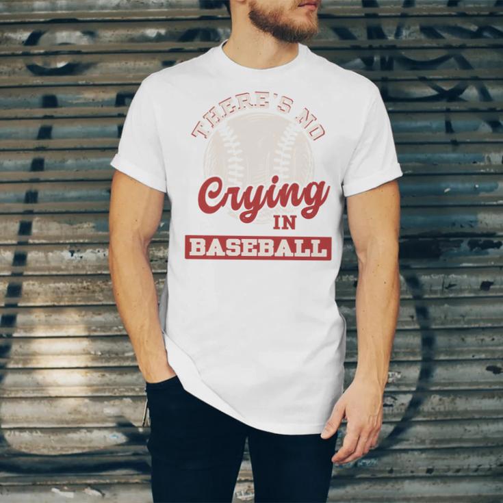 Baseball Game Day There Is No Crying In Baseball Unisex Jersey T-Shirt Baseball Game Day There Is No Crying In Baseball Unisex Jersey T-Shirt