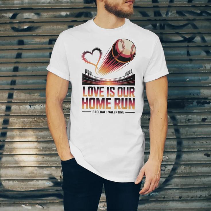Baseball Valentine Forever On Deck For You Unisex Jersey T-Shirt