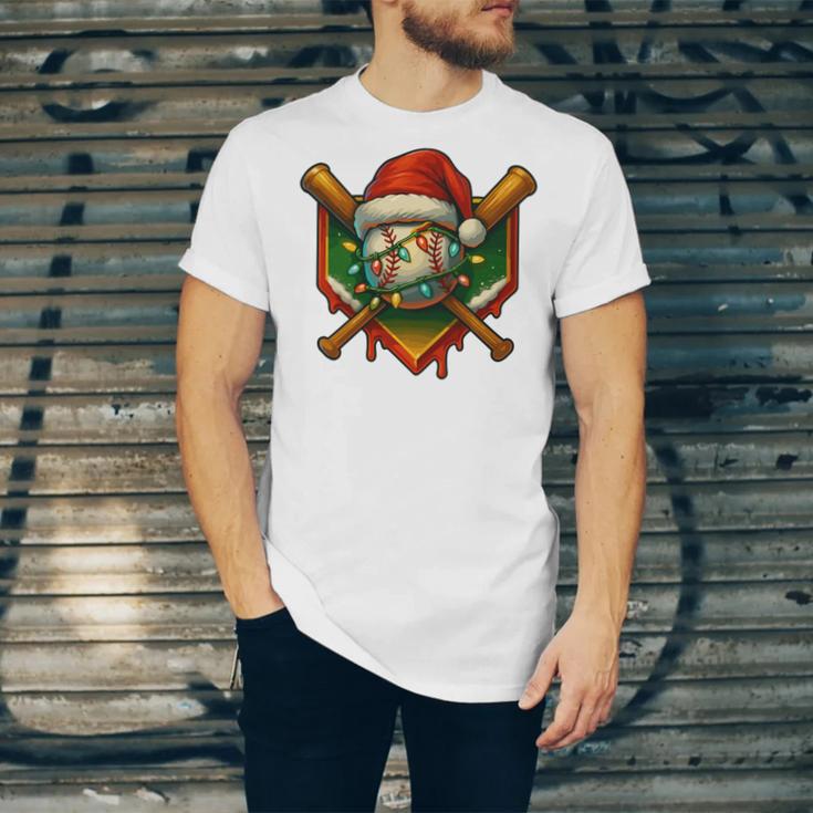Baseball Xmas Christmas Baseball Ice Cream Drip Boys Unisex Jersey T-Shirt Baseball Xmas Christmas Baseball Ice Cream Drip Boys Unisex Jersey T-Shirt