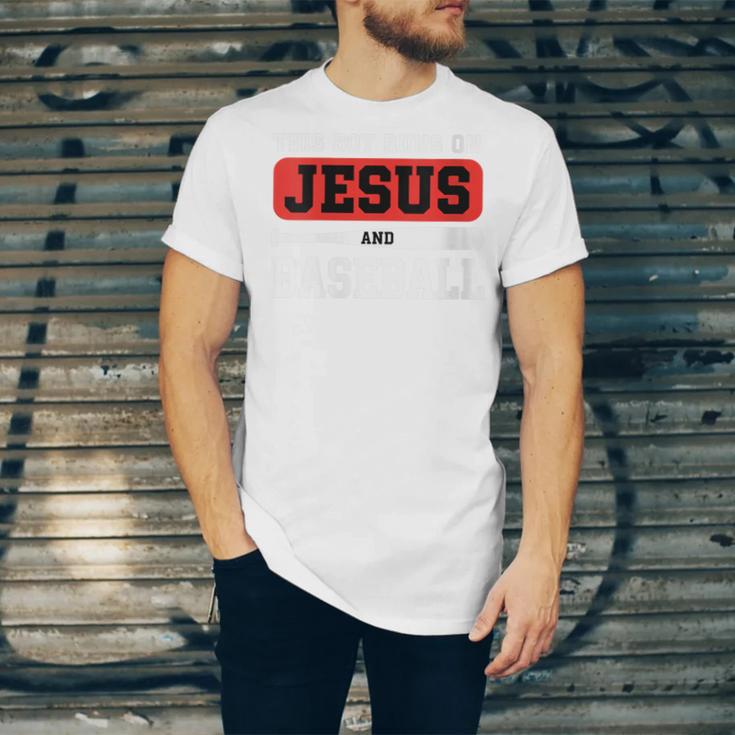 This Boy Runs On Jesus And Baseball Christian Baseball Unisex Jersey T-Shirt This Boy Runs On Jesus And Baseball Christian Baseball Unisex Jersey T-Shirt