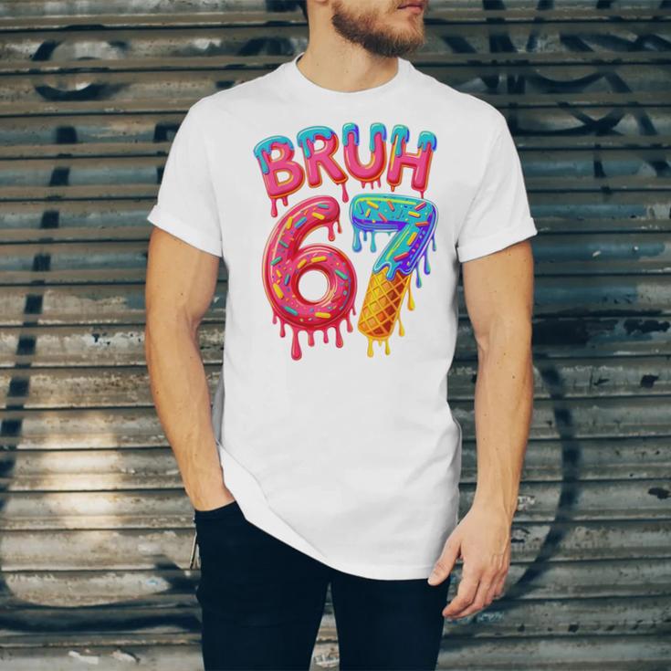 Bruh 67 Baseball Drip Number 67 Player 67th Birthday Unisex Jersey T-Shirt