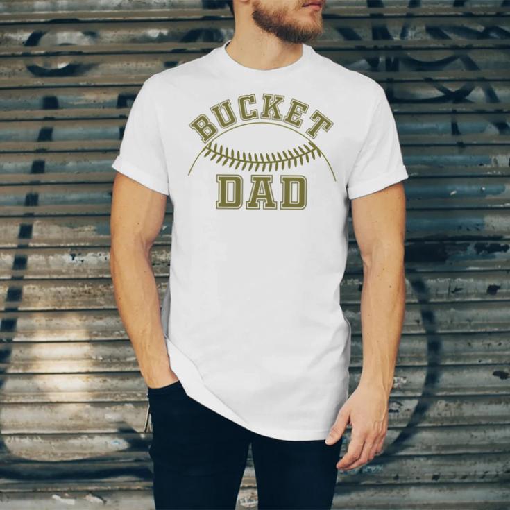 Bucket Dad Softball Dad Baseball Player Dad Unisex Jersey T-Shirt Bucket Dad Softball Dad Baseball Player Dad Unisex Jersey T-Shirt