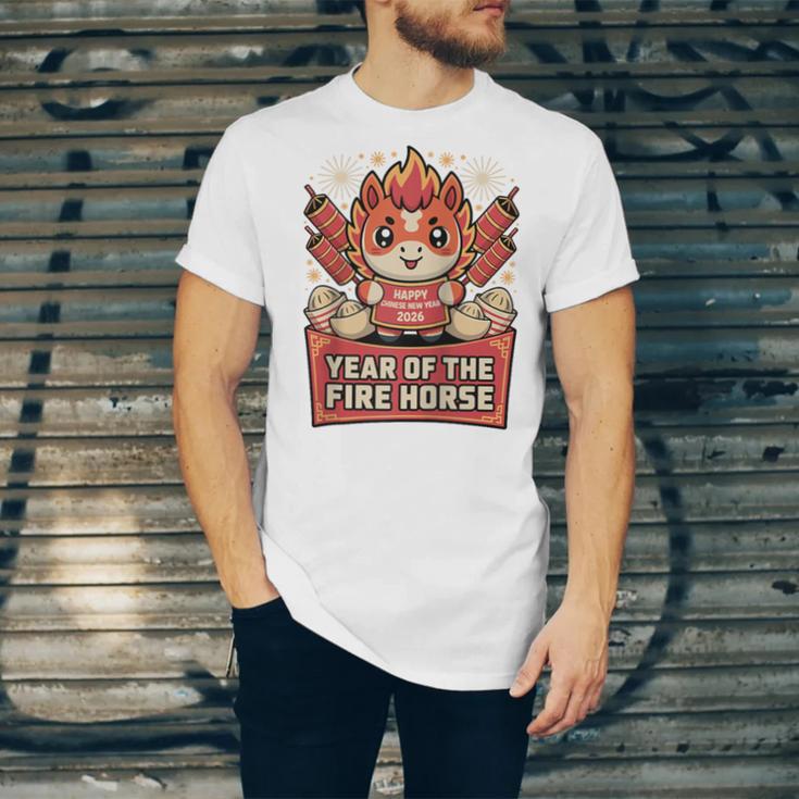 Chinese New Year 2026 Fire Horse Celebration Raglan Baseball Tee Unisex Jersey T-Shirt Chinese New Year 2026 Fire Horse Celebration Raglan Baseball Tee Unisex Jersey T-Shirt