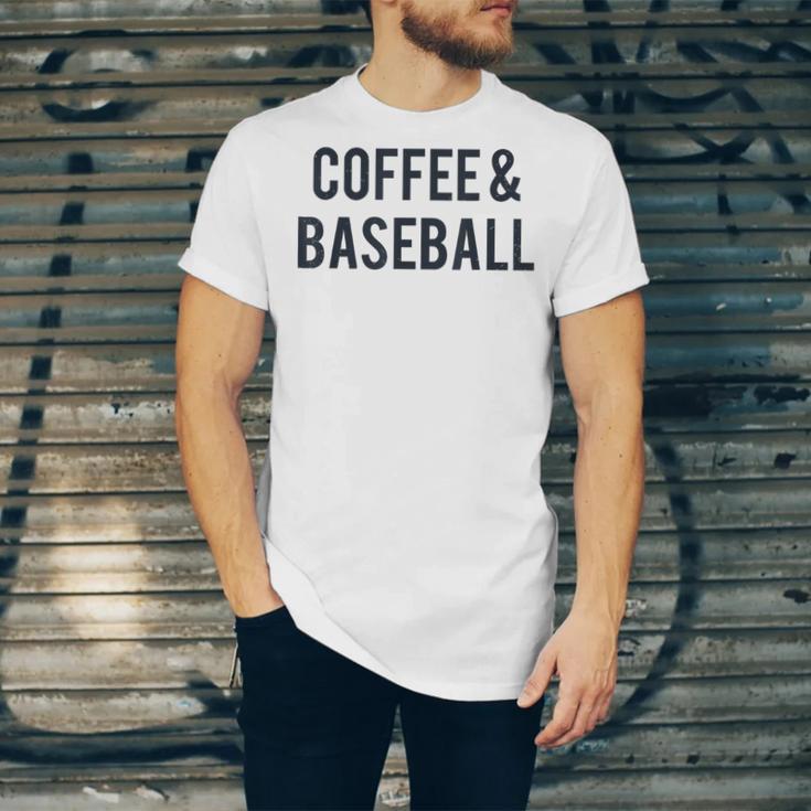 Coffee And Baseball Unisex Jersey T-Shirt Coffee And Baseball Unisex Jersey T-Shirt