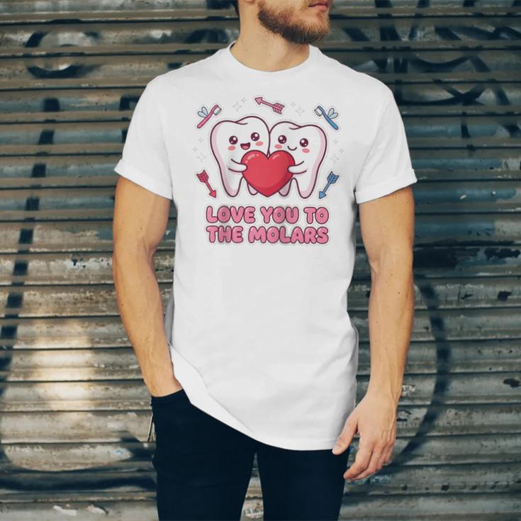 Cute Dentist Valentine Love You To The Molars Teeth Pun Raglan Baseball Tee Unisex Jersey T-Shirt Cute Dentist Valentine Love You To The Molars Teeth Pun Raglan Baseball Tee Unisex Jersey T-Shirt