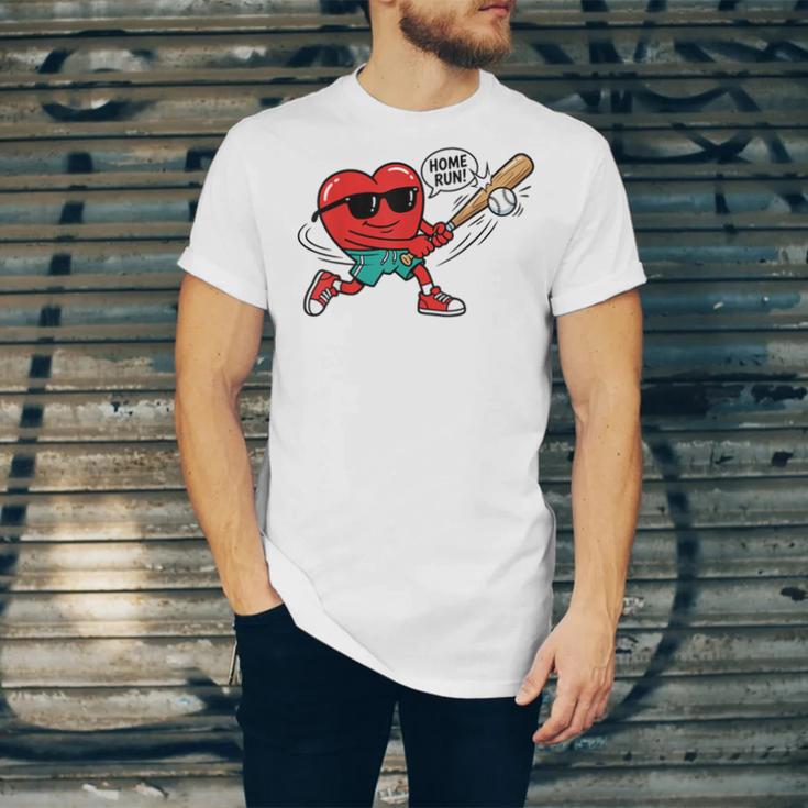 Heart Valentines Day Baseball Men Boys Kids Teens Unisex Jersey T-Shirt Heart Valentines Day Baseball Men Boys Kids Teens Unisex Jersey T-Shirt